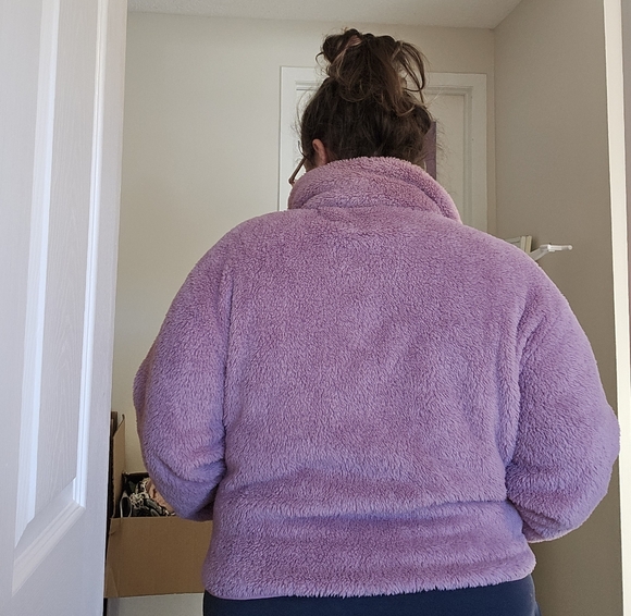 (2 for$60)Old Navy Sherpa Sweater Fuzzy Soft Zip up XL - Picture 12 of 14